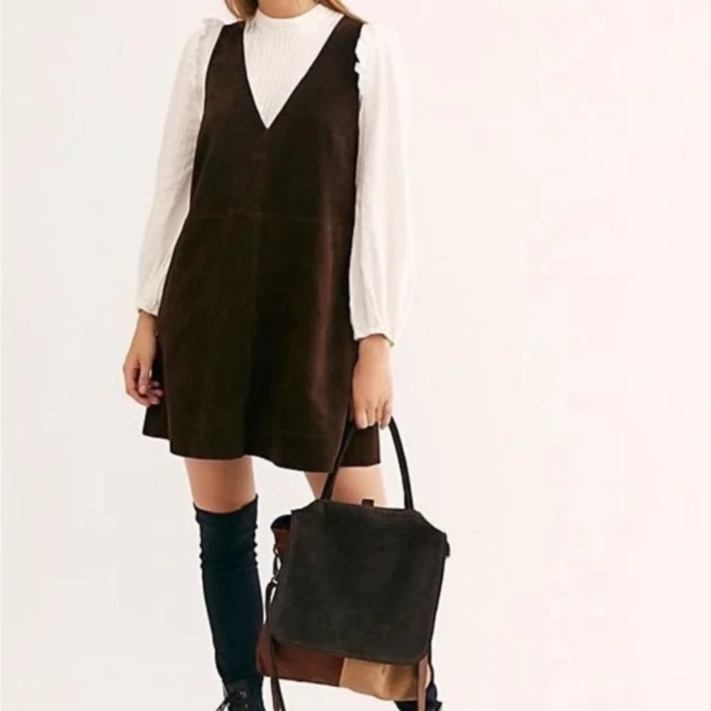 Free People Genuine Suede Dress